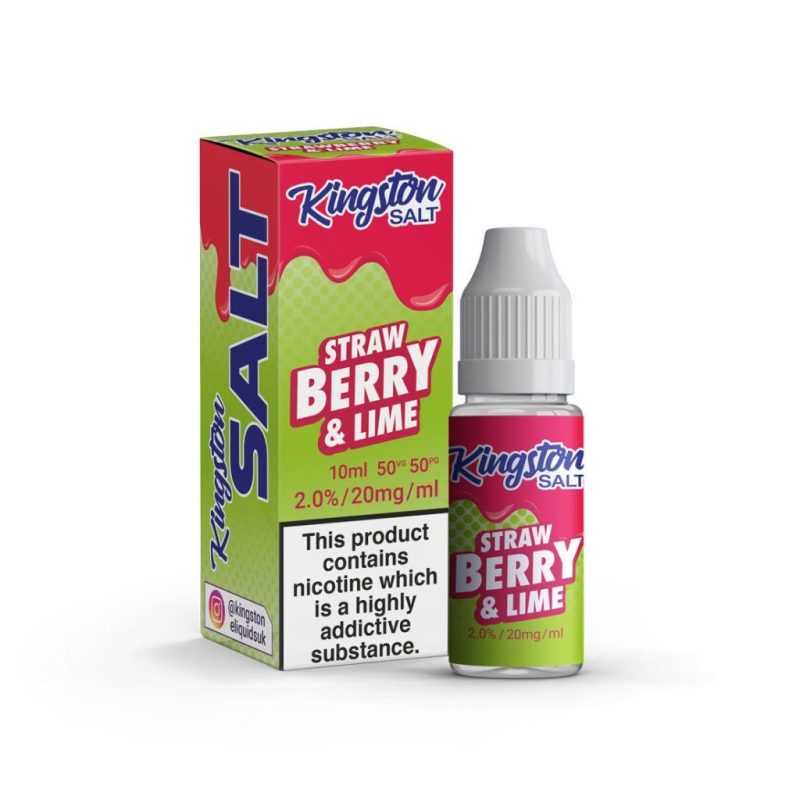 kingston strawberrylime nic salt box of 10 mcr vape distro 346699