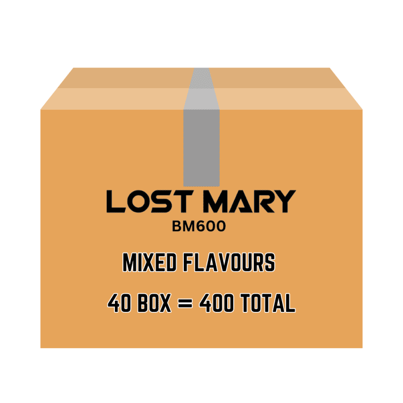 lost mary bm600 disposable vape full carton mixed flavour mcr vape distro 857788