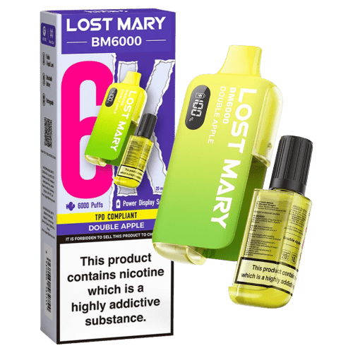 Lost Mary BM6000 Prefilled Disposable Vape Kit (Box of 5) - Mcr Vape Distro