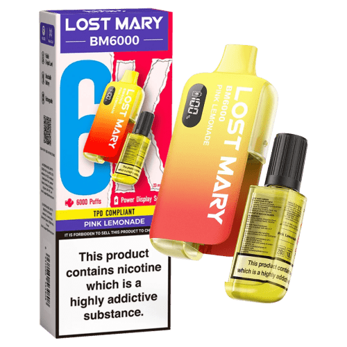 Lost Mary BM6000 Prefilled Disposable Vape Kit (Box of 5) - Mcr Vape Distro