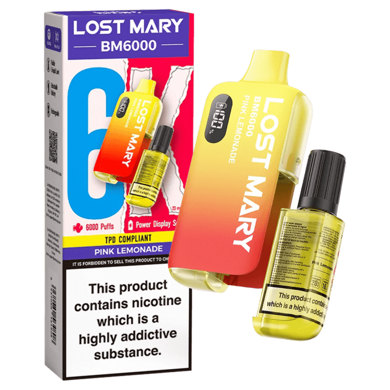 Lost Mary BM6000 Prefilled Disposable Vape Kit (Box of 5) - Mcr Vape Distro