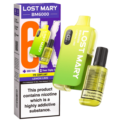 Lost Mary BM6000 Prefilled Disposable Vape Kit (Box of 5) - Mcr Vape Distro