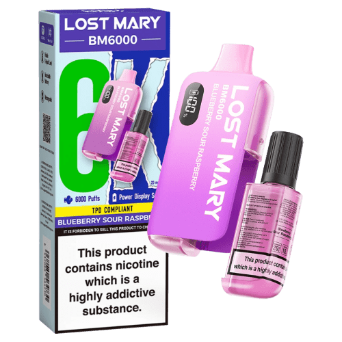 Lost Mary BM6000 Prefilled Disposable Vape Kit (Box of 5) - Mcr Vape Distro