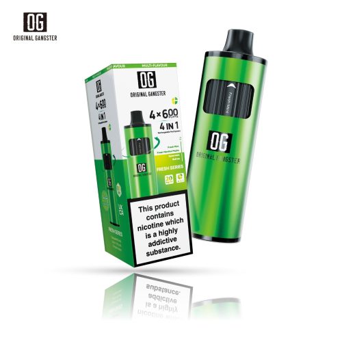 OG Original Gangster 2400 Puffs Disposable Vape 4 in 1 Device - Mcr Vape Distro