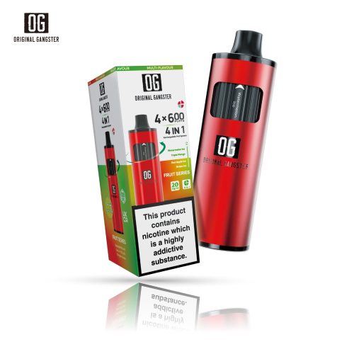 OG Original Gangster 2400 Puffs Disposable Vape 4 in 1 Device - Mcr Vape Distro