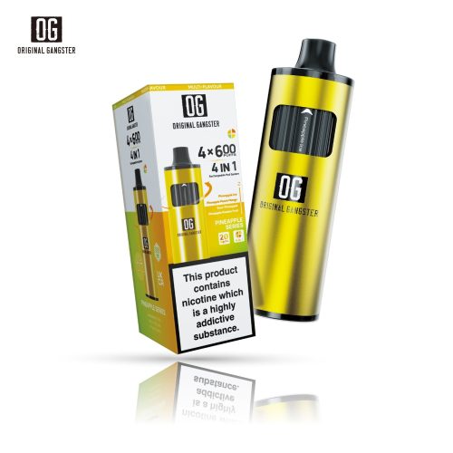 OG Original Gangster 2400 Puffs Disposable Vape 4 in 1 Device - Mcr Vape Distro