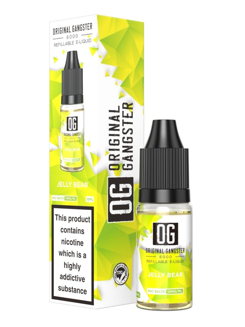 OG Original Gangster 6000 Salt 10ml ( Box of 10 ) - Mcr Vape Distro