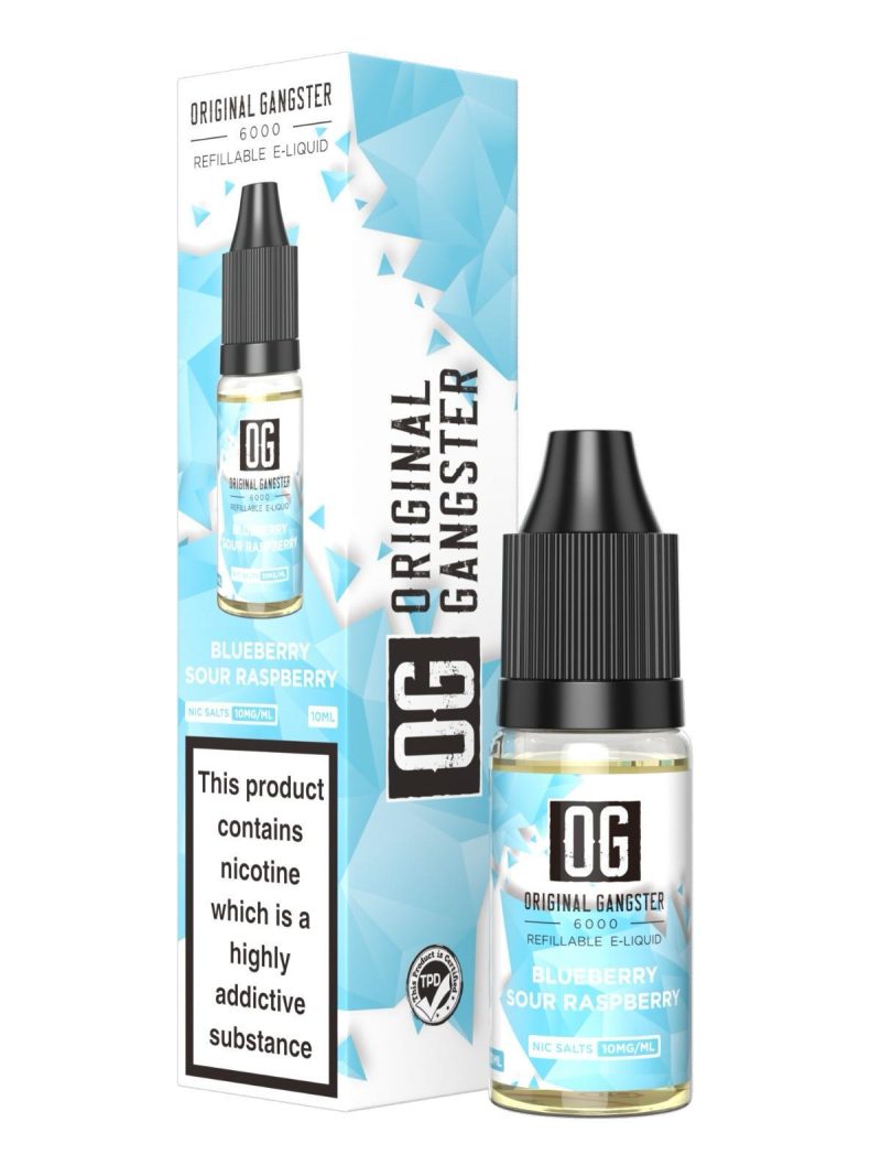 OG Original Gangster 6000 Salt 10ml ( Box of 10 ) - Mcr Vape Distro