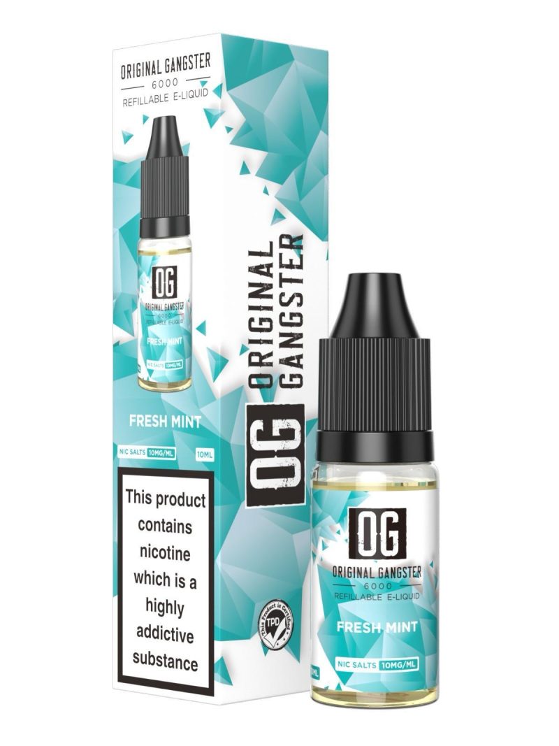 OG Original Gangster 6000 Salt 10ml ( Box of 10 ) - Mcr Vape Distro