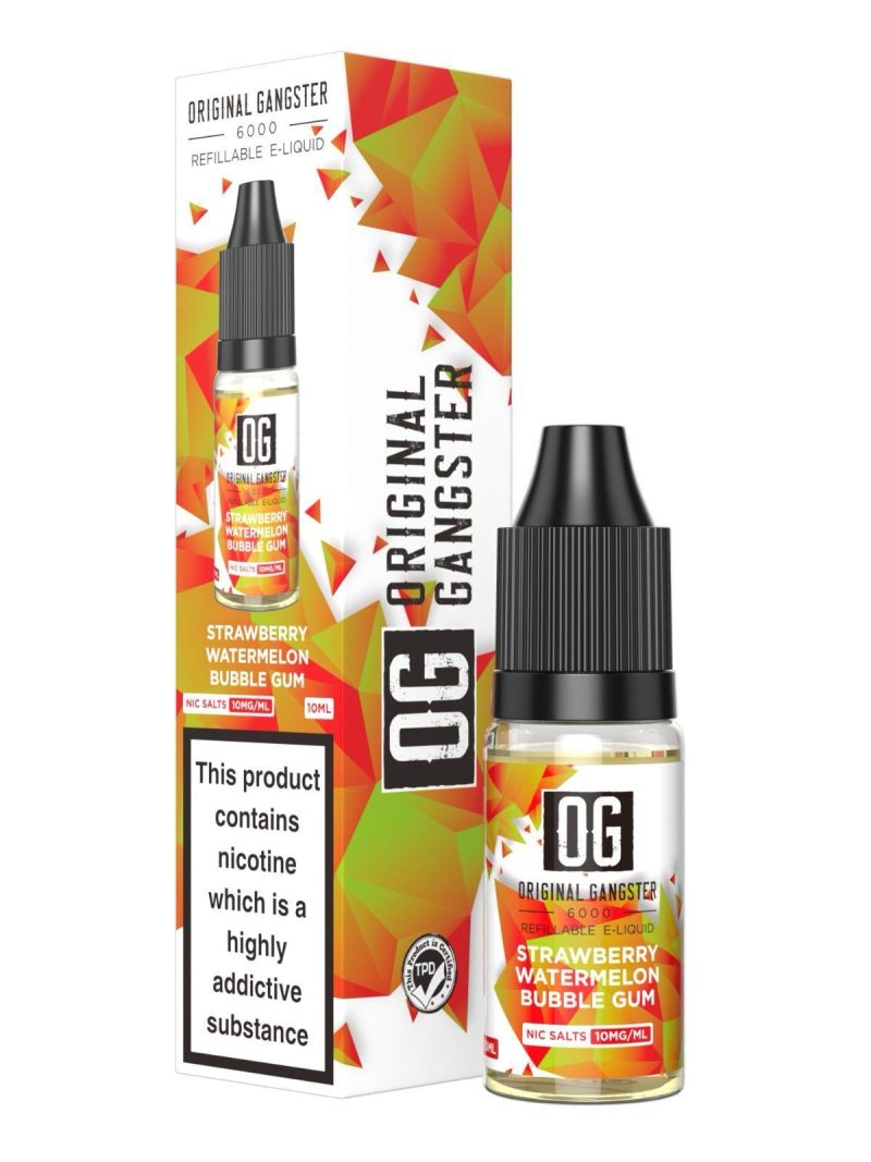 OG Original Gangster 6000 Salt 10ml ( Box of 10 ) - Mcr Vape Distro