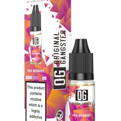 OG Original Gangster 6000 Salt 10ml ( Box of 10 ) - Mcr Vape Distro