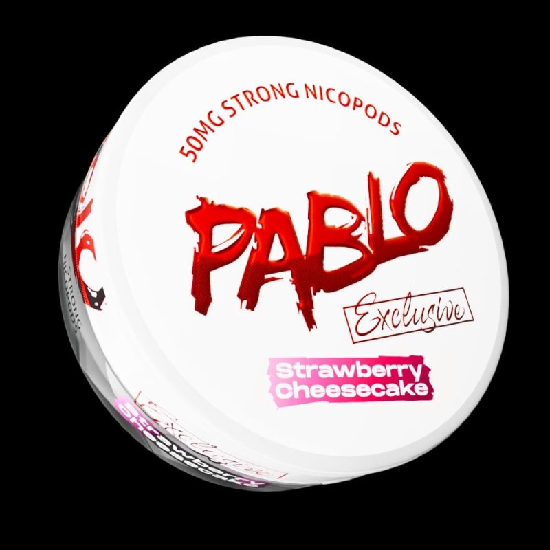 pablo nicopods strawberry cheesecake 30mg box of 10 mcr vape distro 854953