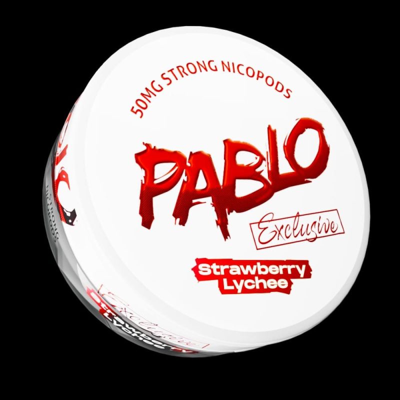 pablo nicopods strawberry lychee 30mg box of 10 mcr vape distro 823636