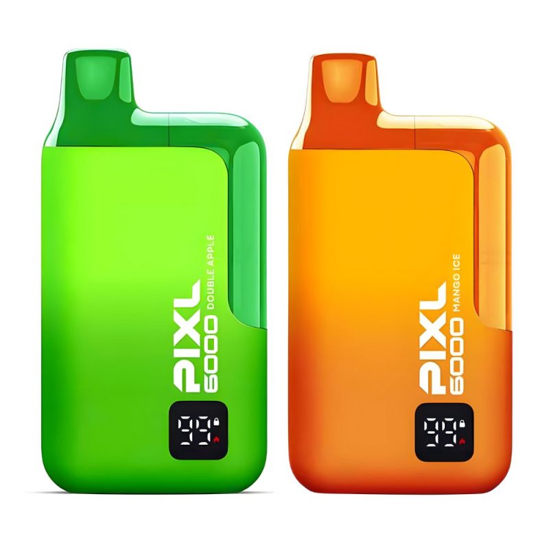 pixl 6000 puffs disposable vape pod box of 5 mcr vape distro 277693