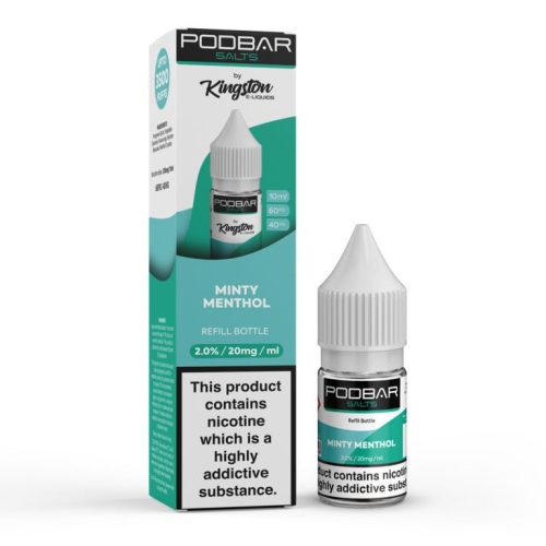 Podbar Salt 10ml E-liquids - Box of 10 - Mcr Vape Distro