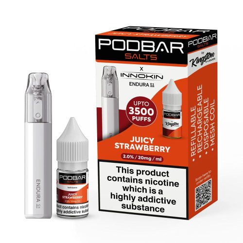 Podbar Salts + Innokin Endura S1 Pod Kit - Twin Pack - Mcr Vape Distro