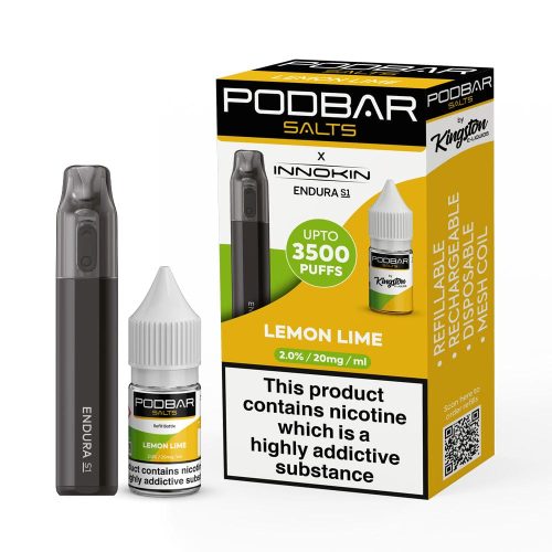 Podbar Salts + Innokin Endura S1 Pod Kit - Twin Pack - Mcr Vape Distro