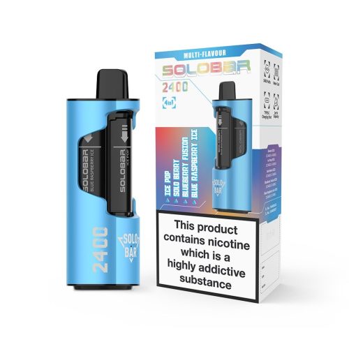 Solo Bar 2400 Puffs Disposable Vape 4 in 1 Device - Mcr Vape Distro