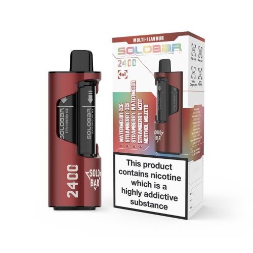 Solo Bar 2400 Puffs Disposable Vape 4 in 1 Device - Mcr Vape Distro