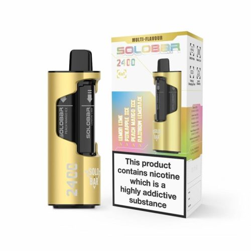 Solo Bar 2400 Puffs Disposable Vape 4 in 1 Device - Mcr Vape Distro