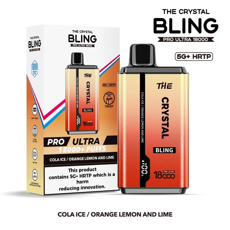 The Crystal Bling Pro Ultra 18000 Disposable Vape - Mcr Vape Distro