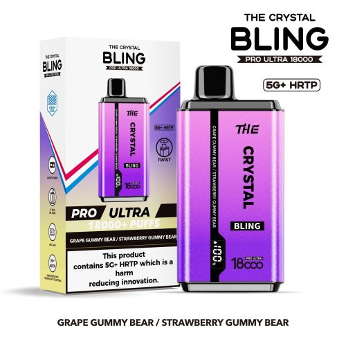 The Crystal Bling Pro Ultra 18000 Disposable Vape - Mcr Vape Distro