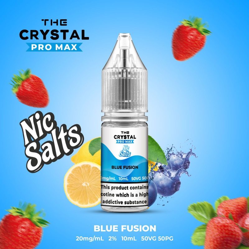 The Crystal Pro Max Vape Nic Salts 10ml - Box of 10 - Mcr Vape Distro