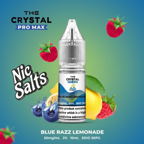 The Crystal Pro Max Vape Nic Salts 10ml - Box of 10 - Mcr Vape Distro