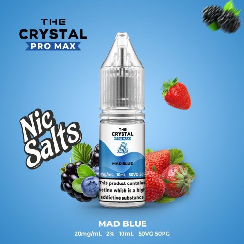 The Crystal Pro Max Vape Nic Salts 10ml - Box of 10 - Mcr Vape Distro