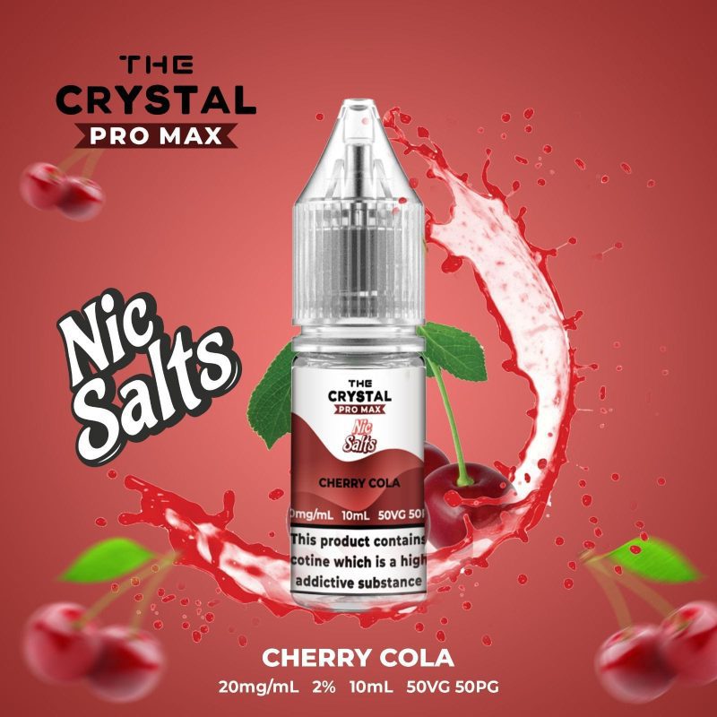 The Crystal Pro Max Vape Nic Salts 10ml - Box of 10 - Mcr Vape Distro