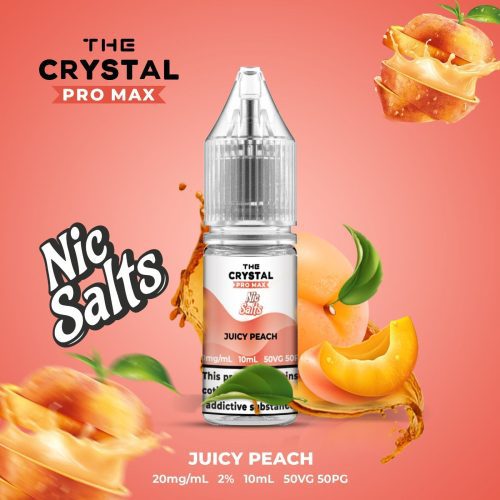 The Crystal Pro Max Vape Nic Salts 10ml - Box of 10 - Mcr Vape Distro