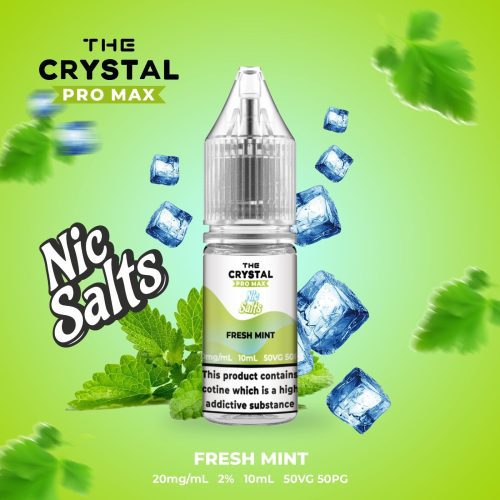 The Crystal Pro Max Vape Nic Salts 10ml - Box of 10 - Mcr Vape Distro