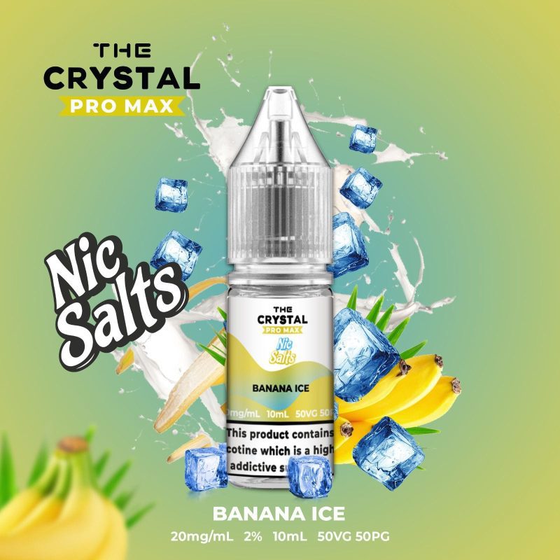 The Crystal Pro Max Vape Nic Salts 10ml - Box of 10 - Mcr Vape Distro