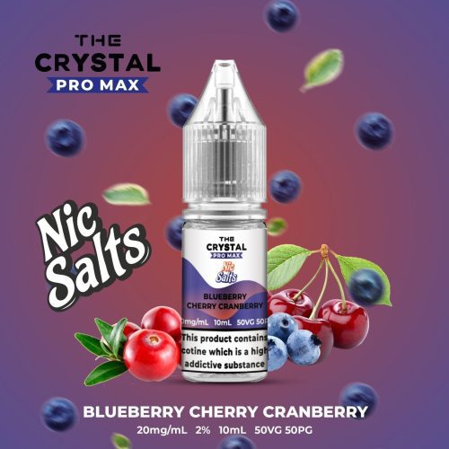 The Crystal Pro Max Vape Nic Salts 10ml - Box of 10 - Mcr Vape Distro