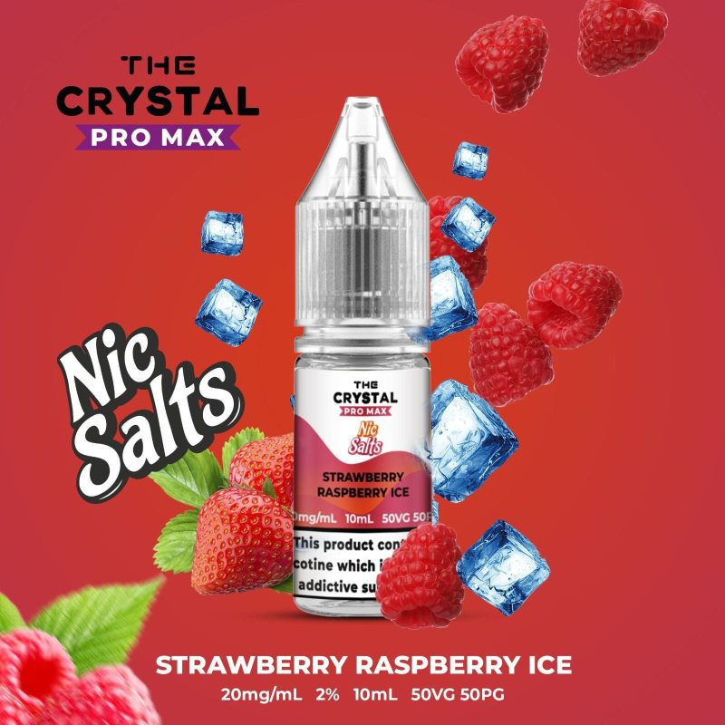 The Crystal Pro Max Vape Nic Salts 10ml - Box of 10 - Mcr Vape Distro