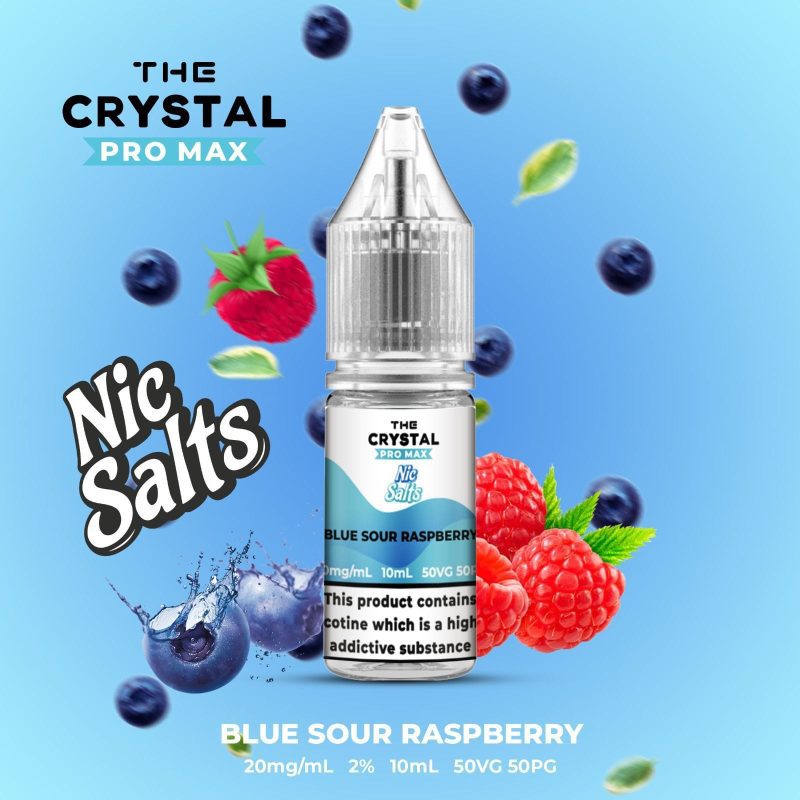 The Crystal Pro Max Vape Nic Salts 10ml - Box of 10 - Mcr Vape Distro