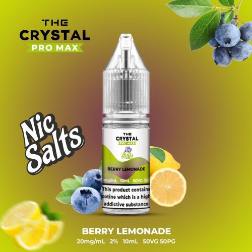 The Crystal Pro Max Vape Nic Salts 10ml - Box of 10 - Mcr Vape Distro