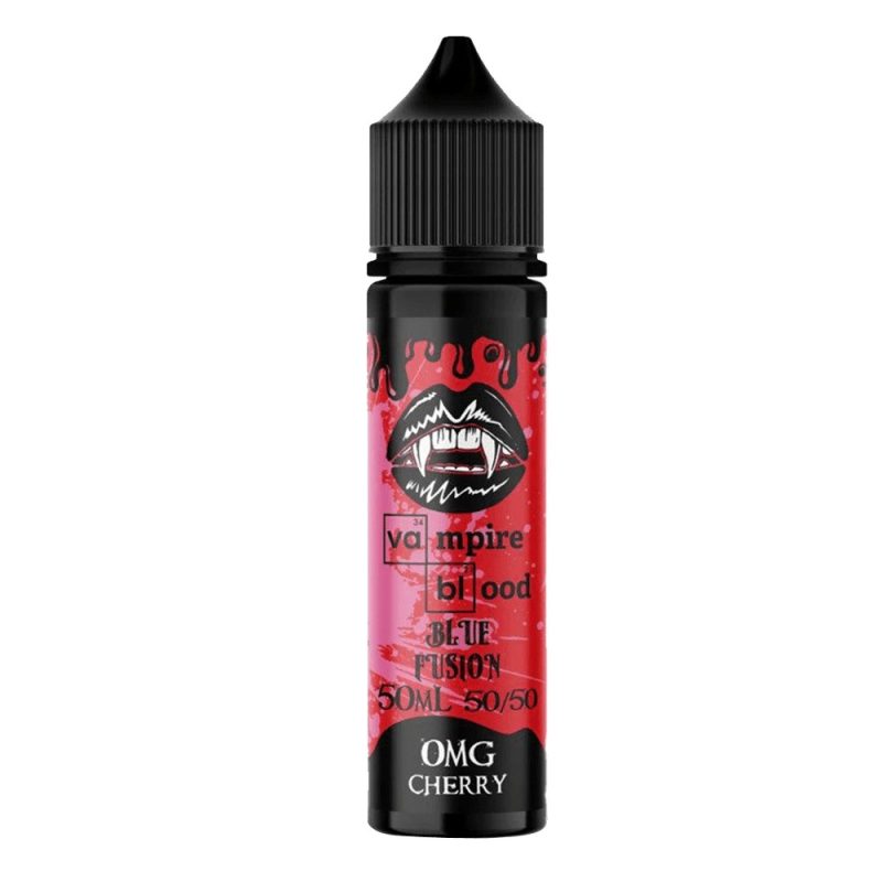 vampire blood blue fusion cherry 50ml mcr vape distro 863409