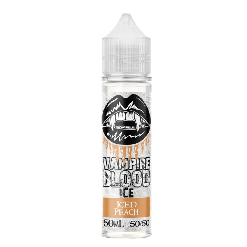 vampire blood ice iced peach 50ml mcr vape distro 352905