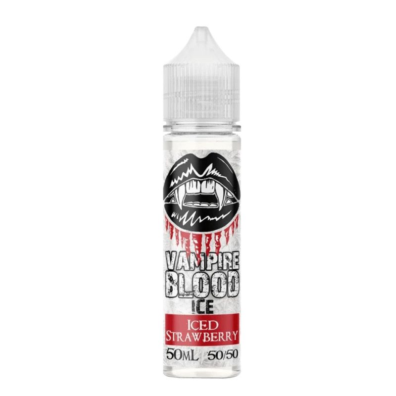 vampire blood ice iced strawberry 50ml mcr vape distro 100985