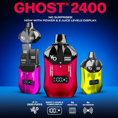 vapes bars ghost 2400 puffs disposble vape pack of 5 mcr vape distro 899111