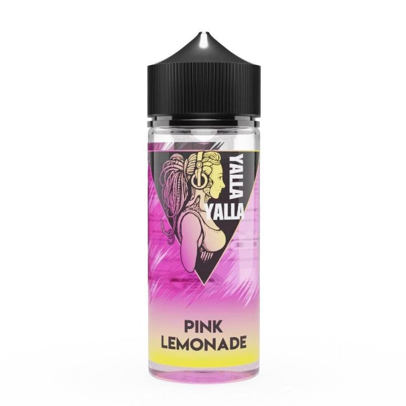 yalla yalla pink lemonade l e liquid 100ml mcr vape distro 850686