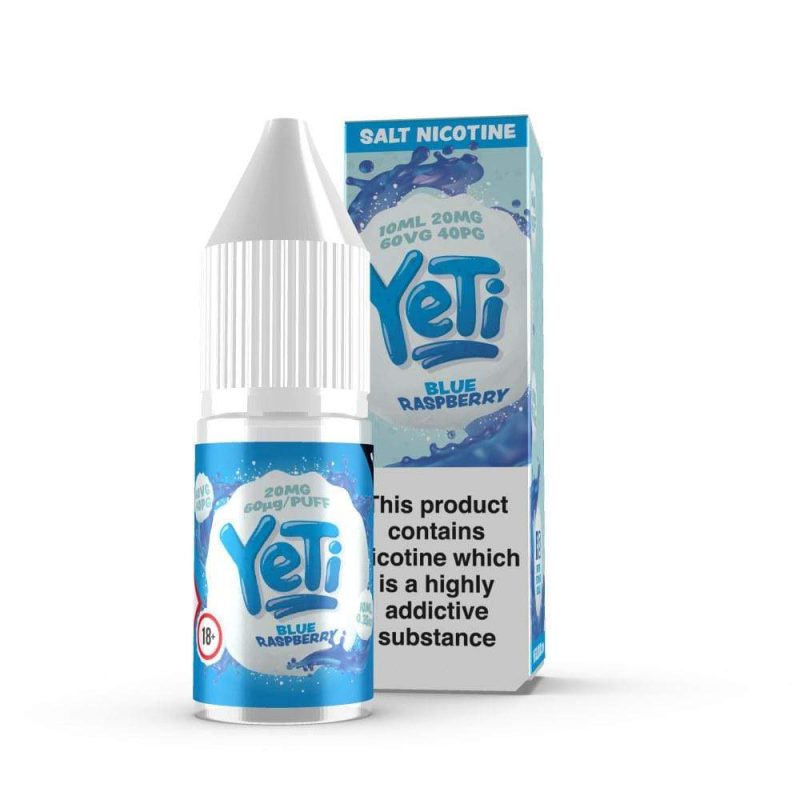 yeti blue raspberry nic salt box of 10 mcr vape distro 137716