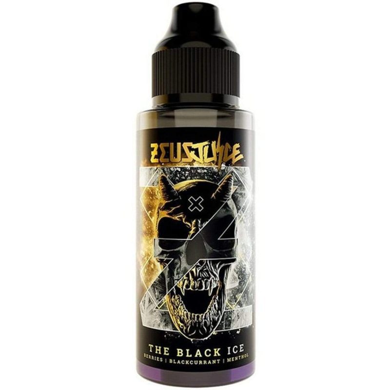 zeus juice the black ice 100ml mcr vape distro 127814