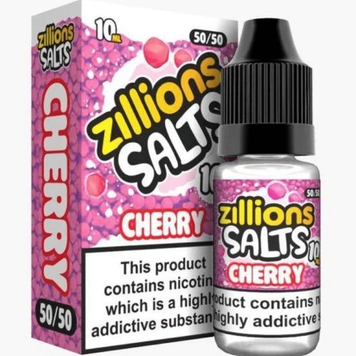 Zillion - Cherry - 10ml Nic Salt (Pack of 5) - Mcr Vape Distro